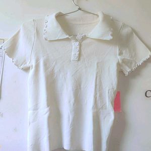 Elegant White Western Top for Effortless Style