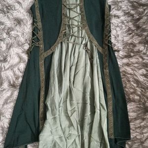 Pirate Coded Green Dress