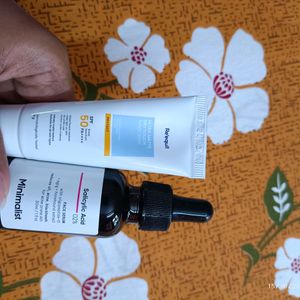 Sunscreen And Serum Combo