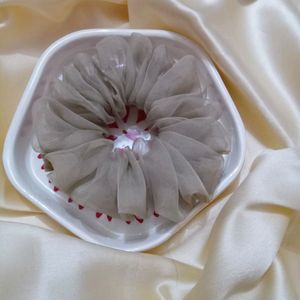 3 Organza Fluffie Scrunchies