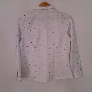 Off White Printed Shirt (Women's)