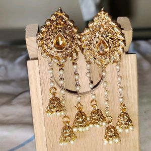 Beautiful Golden 💖 Colour Earrings 😍