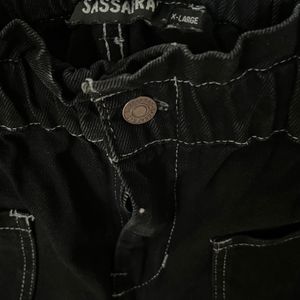 Sassafras Black Front Pocket Denim