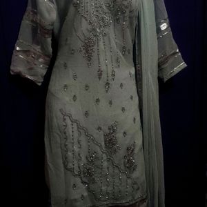 Embroidery work Kurta set Size issue