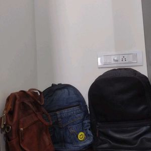 Combo Of 3 Backpack