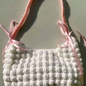 Crochet Bubble Shoulder Bag!!