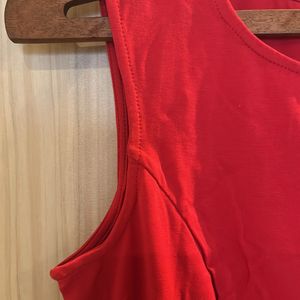 Red Skater Dress From Besiva