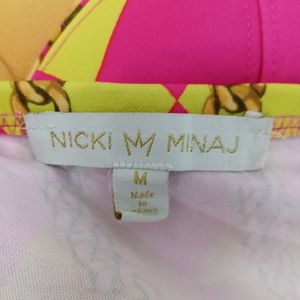 Nicki Minaj Harlequin Bustier