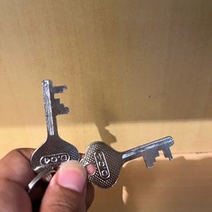 Lock With Two Sets Of Keys