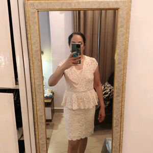 SOLD Lace Net Dress