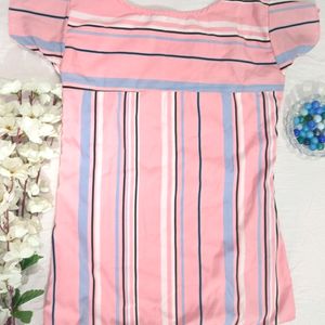 Women pink top