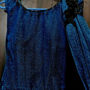 Blue havy Gown