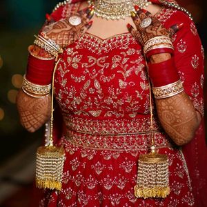 Bridal Lengha Red Colour