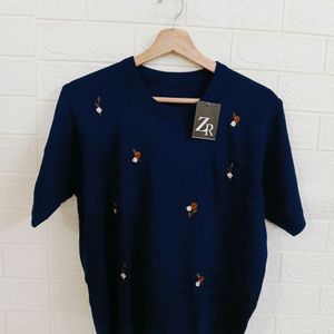 NAVY BLUE WARM HALF SLEEVES