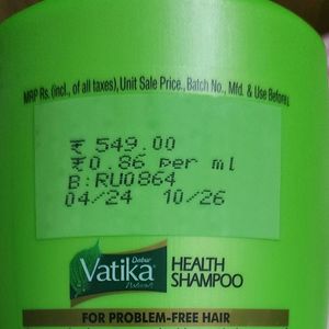 Vatika Herbal Shampoo