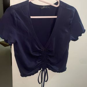 shein tie up top