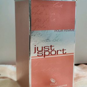 EMPTY PERFUME BOTTLE Limited Edition of JUST SPORT