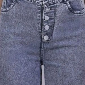 Baggy Jeans,Girl's Denim Bell Bottom Jeans