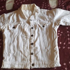 White Party Wear Jacket