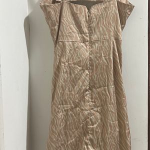 New Forever 21 Nude Mini Bodycon Dress