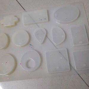 Resin Earing Keychain Silicone Mould