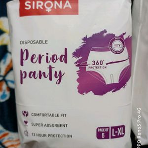 Sirona Disposable Period Panty 130 Each
