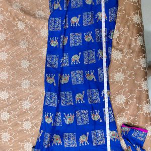 Rajasthani Blue Colour Kurti For Women