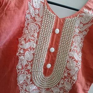 Shiny Kurta+ Dupatta