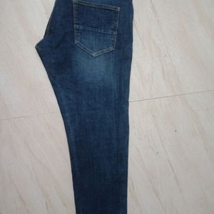 Mens Ankle Fit Denim Jeans Waist 34