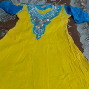 Beautiful Yellow Kurta