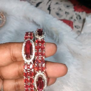 Red Ruby AD Bangles