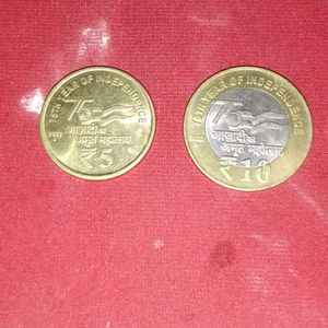 75 Mahotsav Coin All 1,2,5,10,20