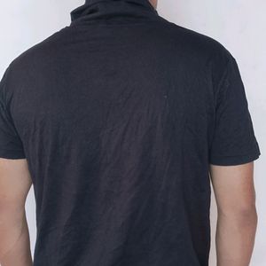 Stylish High Neck Full Black