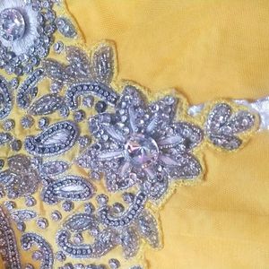 Beautiful Diamond Work Anarkali for Girls