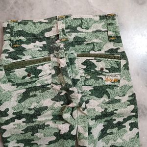 Army Print Pant