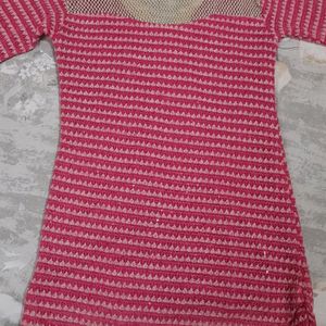 A Line Pink Top