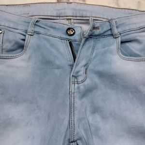 Jeans. Light Blue Colour ( Same As 1st Picture)