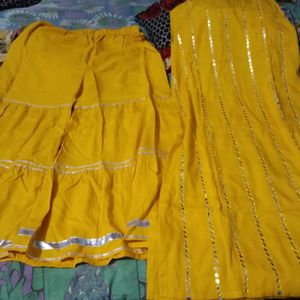 Viscose Rayon TypeKurta and Sharara Set