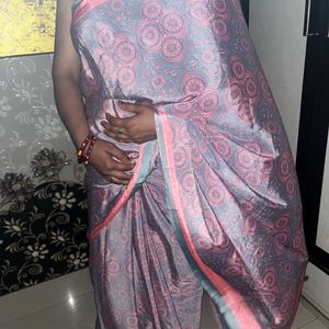 crepe saree