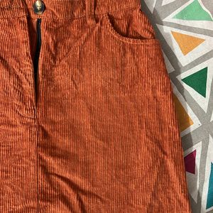 Rust Orange Skirt