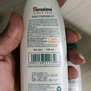 4brand New Himalaya Baby Massage Oil
