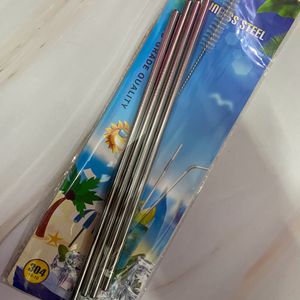 Stainless Steel Straw Set