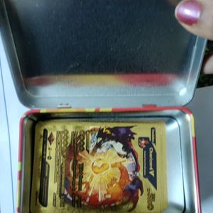 Pokemon Golden Legendary Cards With Metal Box