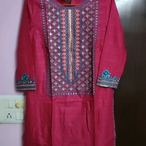 Embroided Pakistani Lawn Coord Set