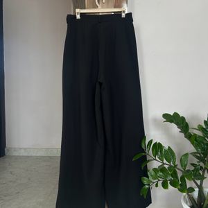 Front Side Tie Korean Highwaist Pants