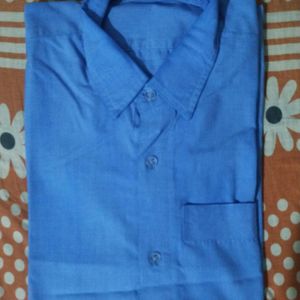 Men Formal Blue Shirt