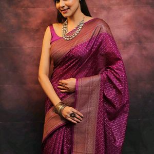 🌸Banarasi Soft Silk Saree .*🌸