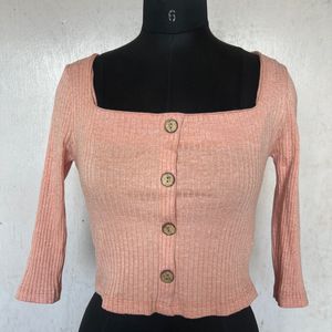 Crop Long Sleeve Top