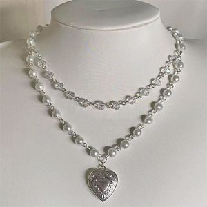 🎀 Handmade Coquette Heart Necklace Pinterest Y2k