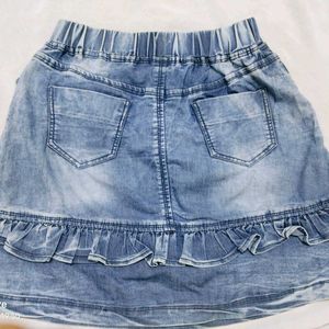 Demin Mini Skirt For Girls & Women